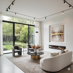 Contemporary style virtual staging preview